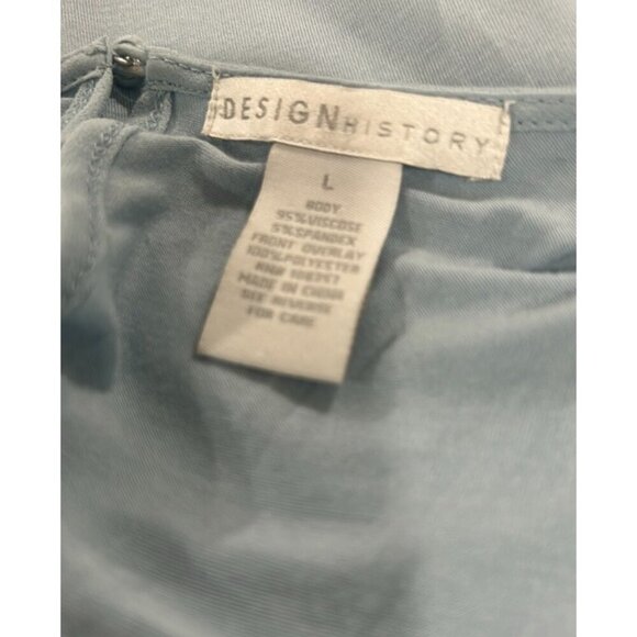 Design History Blue Sleeveless Tank Top Large - Picture 7 of 9